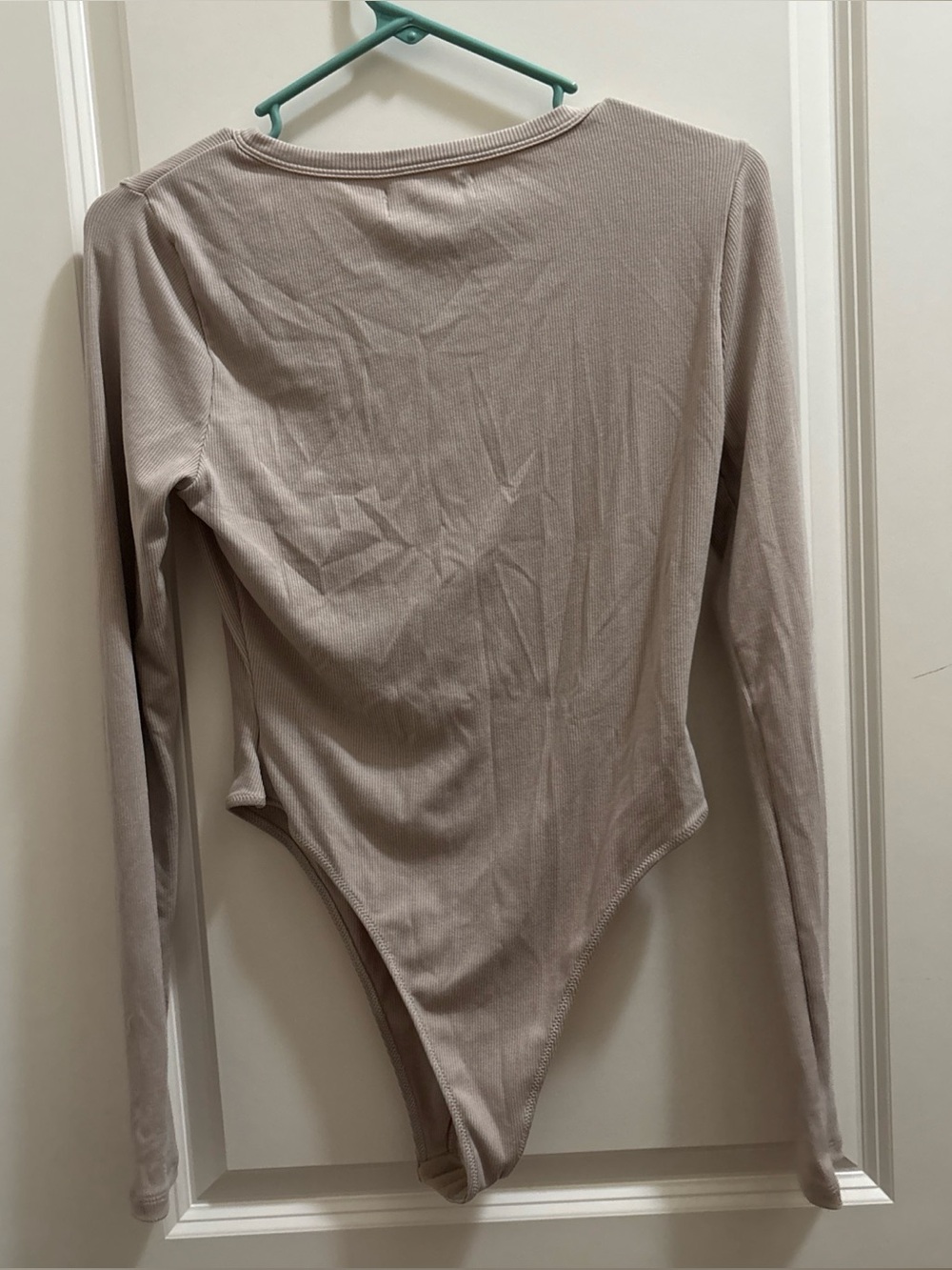 NWT White Fox Boutique Never Be Tamed Long Sleeve Bodysuit Nude size M - Picture 5 of 5